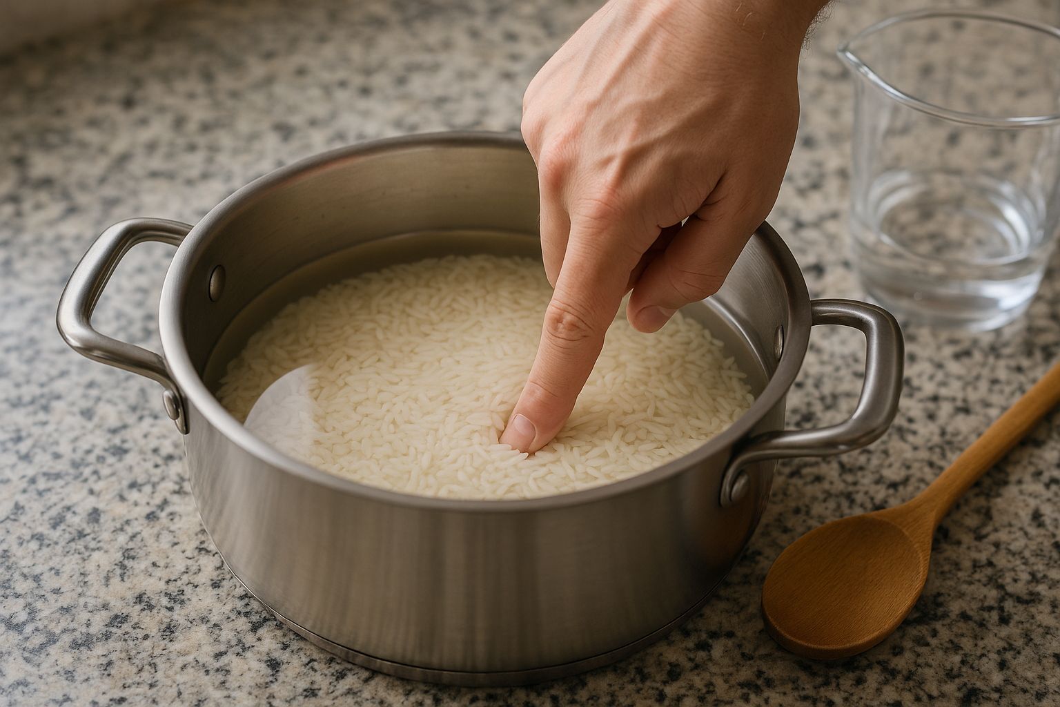 Comment doser le riz sans verre doseur